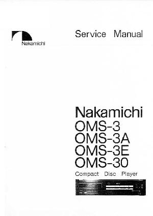 Service manual Nakamichi OMS-3, OMS-3A, OMS-3E, OMS-30 ― Manual-Shop.ru