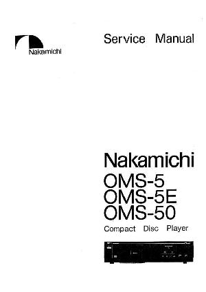 Service manual Nakamichi OMS-5, OMS-5E, OMS-50 ― Manual-Shop.ru