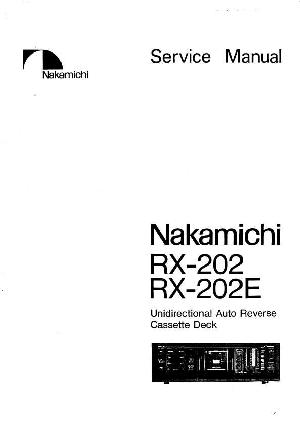Service manual Nakamichi RX202 ― Manual-Shop.ru
