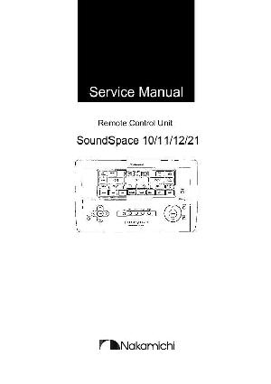 Service manual Nakamichi SOUNDSPACE 10, SoundSpace 11, SoundSpace 12, SoundSpace 21  ― Manual-Shop.ru