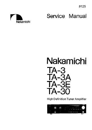 Service manual Nakamichi TA3, TA30 ― Manual-Shop.ru