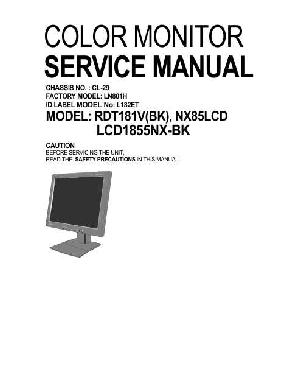 Сервисная инструкция NEC MULTISYNC LCD1855NX-BK ― Manual-Shop.ru