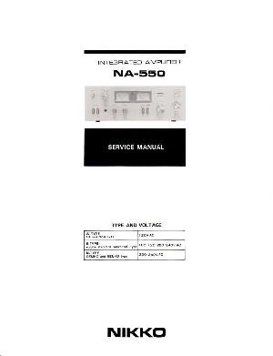 Service manual NIKKO NA-550 ― Manual-Shop.ru