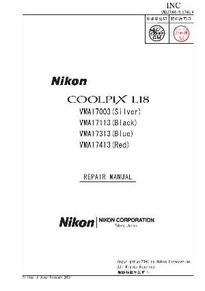 Service manual Nikon COOLPIX L18 ― Manual-Shop.ru
