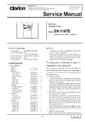 Service manual Clarion EN-1187E ― Manual-Shop.ru