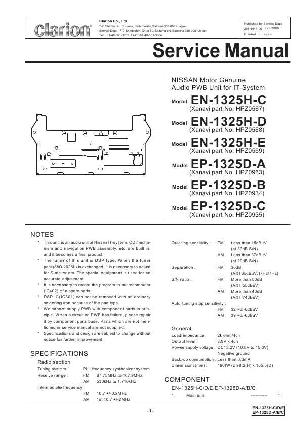 Сервисная инструкция Clarion EN-1325HC ― Manual-Shop.ru