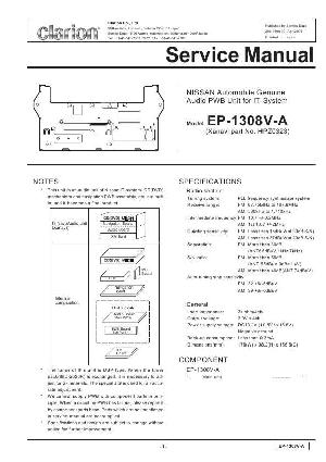 Сервисная инструкция Clarion EP-1308V ― Manual-Shop.ru