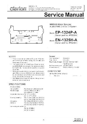Сервисная инструкция Clarion EP-1324PA, 1325H ― Manual-Shop.ru