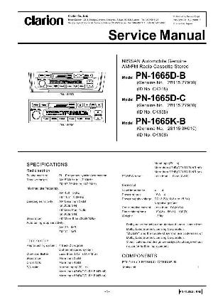 Service manual Clarion PN-1665D ― Manual-Shop.ru