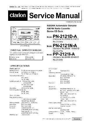 Сервисная инструкция Clarion PN-2121D ― Manual-Shop.ru