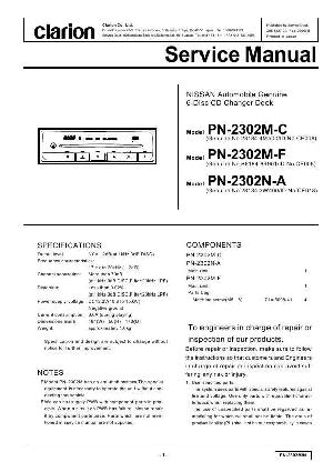 Сервисная инструкция Clarion PN-2302NA ― Manual-Shop.ru