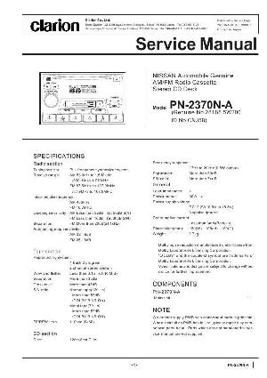 Сервисная инструкция Clarion PN-2370NA ― Manual-Shop.ru