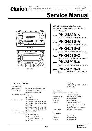 Service manual Clarion PN-2451D ― Manual-Shop.ru