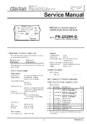 Сервисная инструкция Clarion PN-2529HD ― Manual-Shop.ru