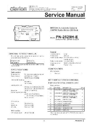 Сервисная инструкция Clarion PN-2529HE ― Manual-Shop.ru