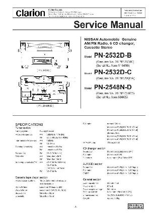 Сервисная инструкция Clarion PN-2548ND ― Manual-Shop.ru