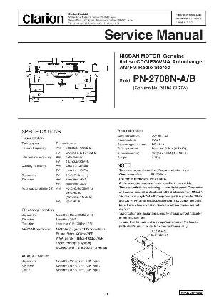 Service manual Clarion PN-2708N ― Manual-Shop.ru