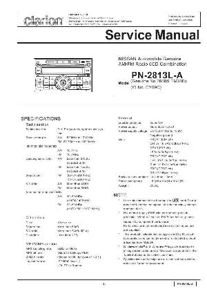 Сервисная инструкция Clarion PN-2813LA ― Manual-Shop.ru