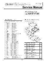 Сервисная инструкция Clarion PN-2837DB