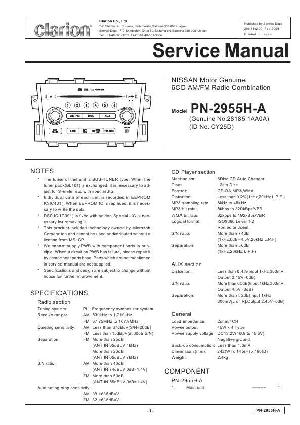 Сервисная инструкция Clarion PN-2955HA ― Manual-Shop.ru