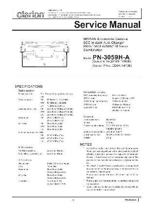 Service manual Clarion PN-3059HA ― Manual-Shop.ru