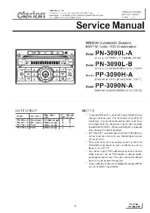Сервисная инструкция Clarion PN-3090L ― Manual-Shop.ru