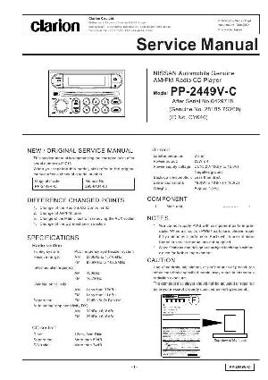 Service manual Clarion PP-2449VC ― Manual-Shop.ru