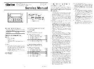 Service manual Clarion PP-2449VH ― Manual-Shop.ru