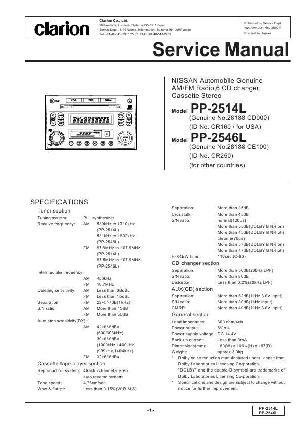 Service manual Clarion PP-2514LA ― Manual-Shop.ru