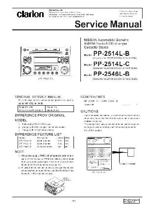 Service manual Clarion PP-2514LB ― Manual-Shop.ru