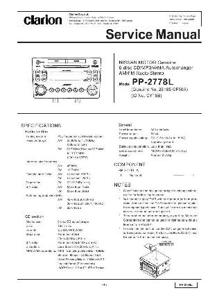 Service manual Clarion PP-2778LA ― Manual-Shop.ru