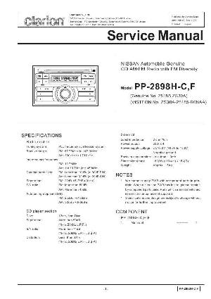 Service manual Clarion PP-2898HC ― Manual-Shop.ru