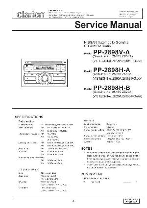 Service manual Clarion PP-2898VA ― Manual-Shop.ru