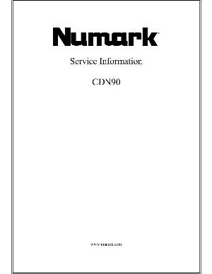 Service manual NUMARK CDN90 SCH ― Manual-Shop.ru