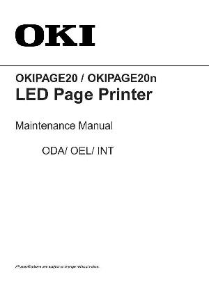 Service manual OKI 20N ― Manual-Shop.ru