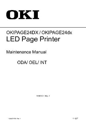 Service manual OKI 24DX ― Manual-Shop.ru