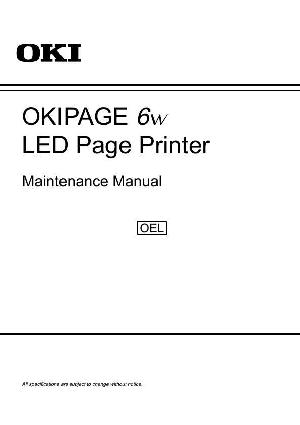 Service manual OKI 6W ― Manual-Shop.ru