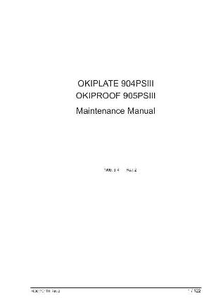 Service manual OKI PROOF-PLATE ― Manual-Shop.ru