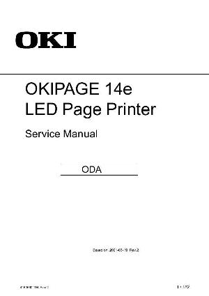 Сервисная инструкция Okidata OKIPAGE-14E ― Manual-Shop.ru