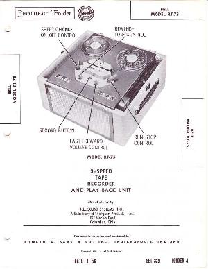 Сервисная инструкция BELL RT-75 ― Manual-Shop.ru