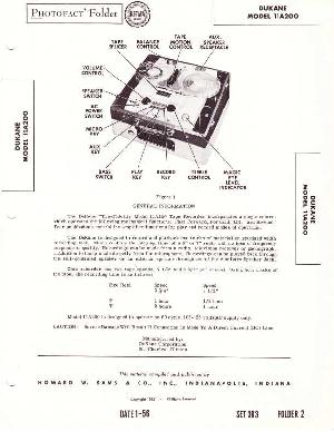 Сервисная инструкция DUKANE 11A200 ― Manual-Shop.ru