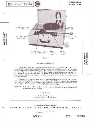 Сервисная инструкция WILCOX-GAY 3C10 ― Manual-Shop.ru