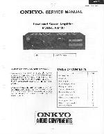 Service manual Onkyo A-8130, A-8420