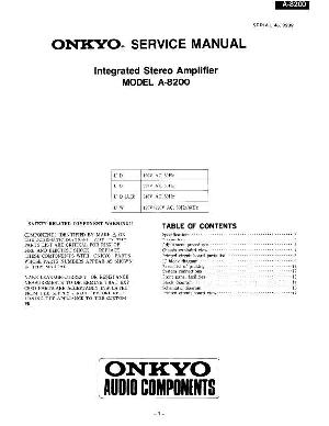 Service manual Onkyo A-8200 ― Manual-Shop.ru