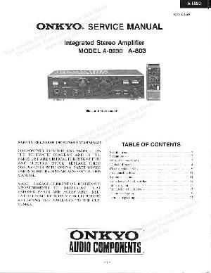 Service manual Onkyo A-8830 ― Manual-Shop.ru