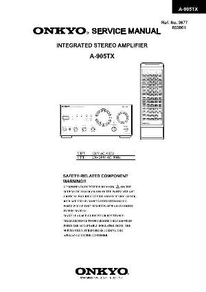 Сервисная инструкция Onkyo A-905TX ― Manual-Shop.ru