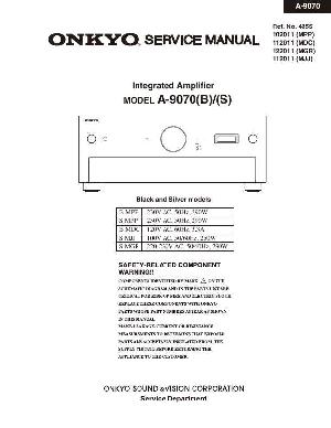 Сервисная инструкция Onkyo A-9070 ― Manual-Shop.ru