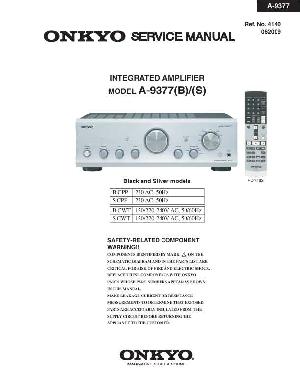 Сервисная инструкция Onkyo A-9377 ― Manual-Shop.ru