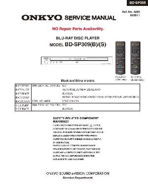 Service manual Onkyo BD-SP309 ― Manual-Shop.ru