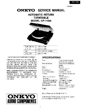 Service manual Onkyo CP-1116A ― Manual-Shop.ru